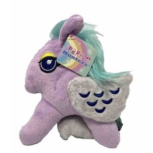 Gund Sparkle Hunters Purple Unicorn Plush Stuffed Animal Sewn in Eyes